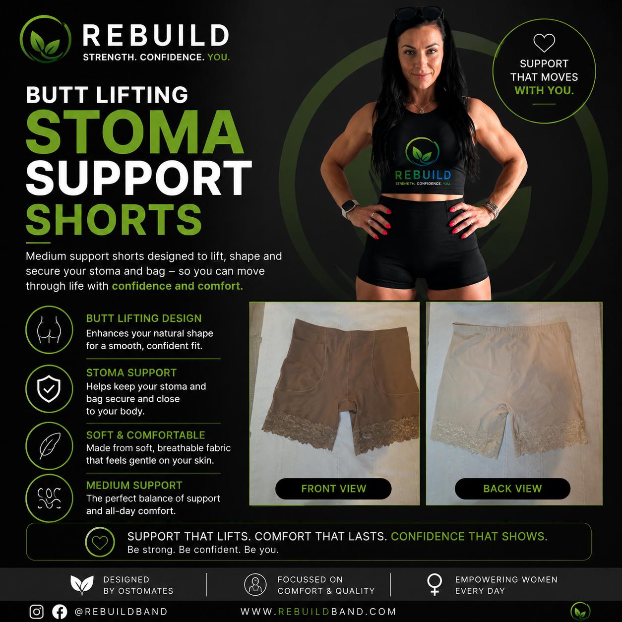 Stoma Support Shorts