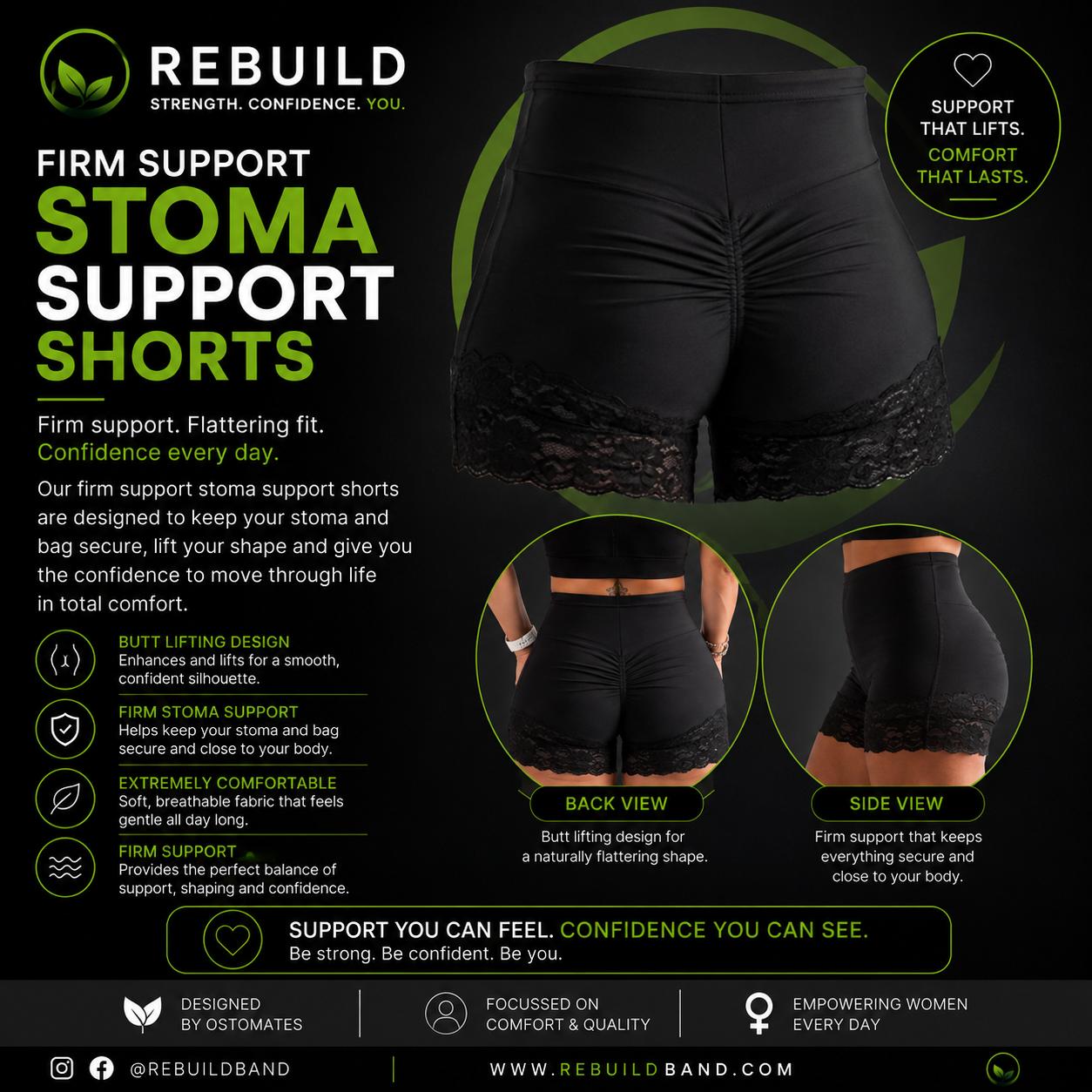 Stoma Support Shorts
