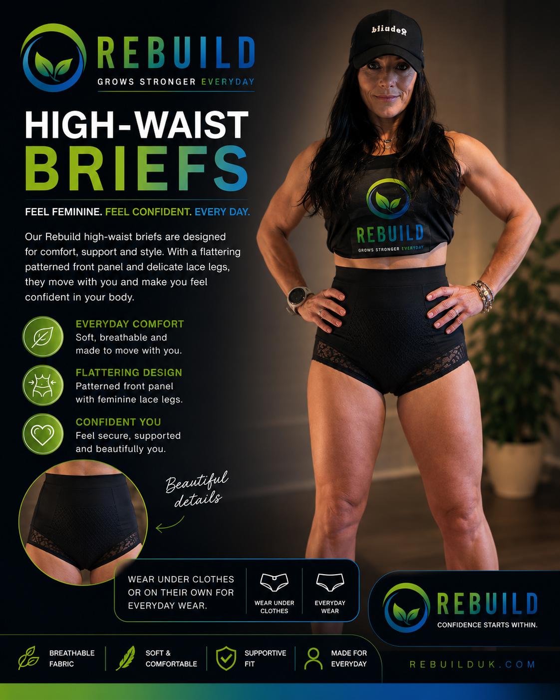High-Waist Full Briefs | Firm Support